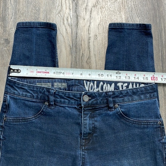 Volcom Juniors Liberator Leggings Ankle Fit Jeans, size 9 - Picture 7 of 15